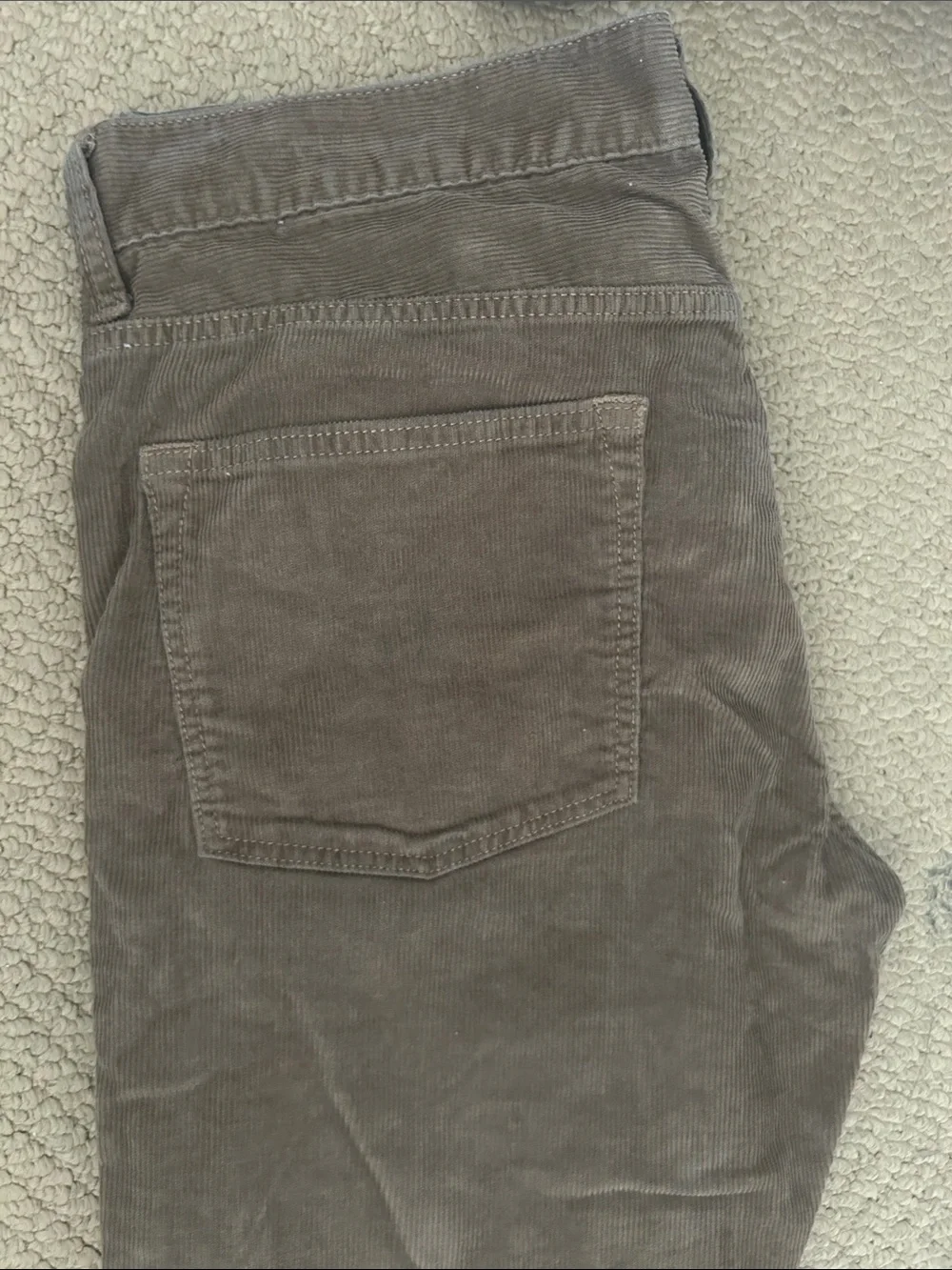J. Crew Men's Corduroy Pants in Taupe